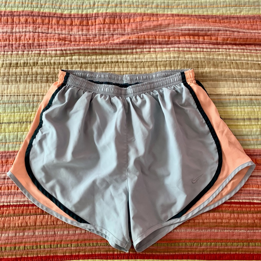 Grey & Peach Nike Athletic Shorts
